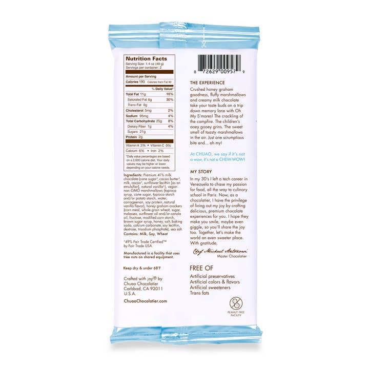 Chuao Chocolatier - Wholesale Chocolate Bar - Oh My S'mores! - Signature Bar2