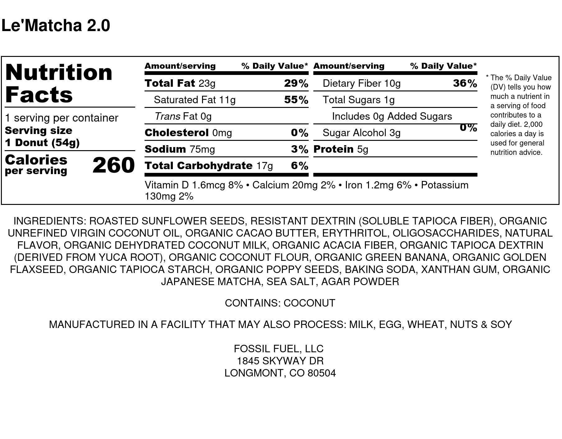 Fossil Fuel Donuts - Wholesale Cake - Lemon Matcha3