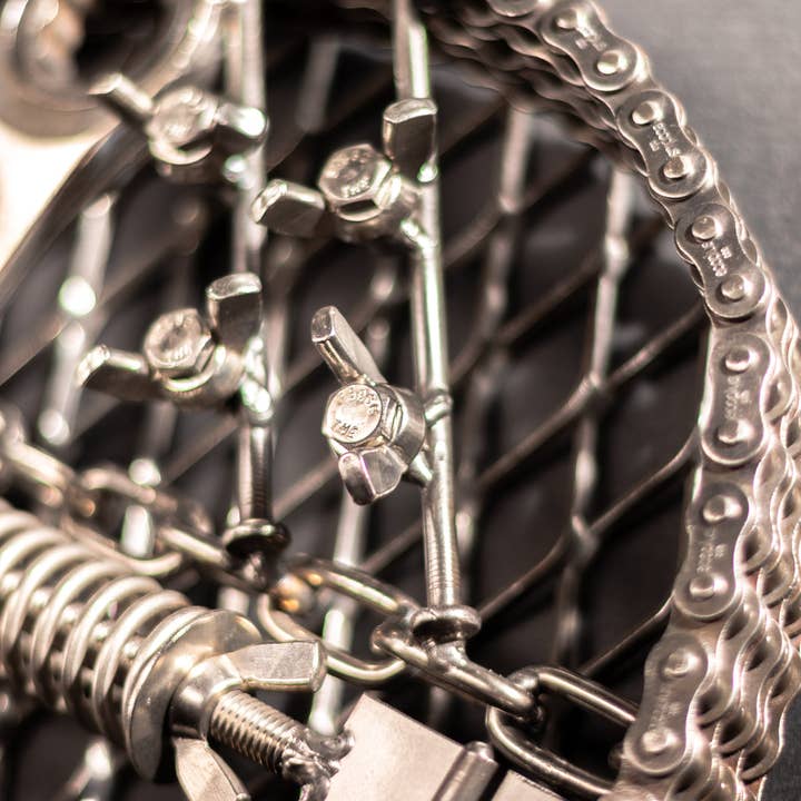 Metal Relic - Wholesale Sculpture - "The Classic" Metal Electric Style Guitar Sculpture Heavy Metal Wall Art18