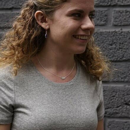 Fair Anita – wholesale Pendant/charm necklace – Fair Feminist Necklace - Sterling Silver3