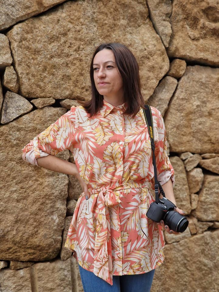 Camisa floral para mujer para venta al por mayor de CBYOU