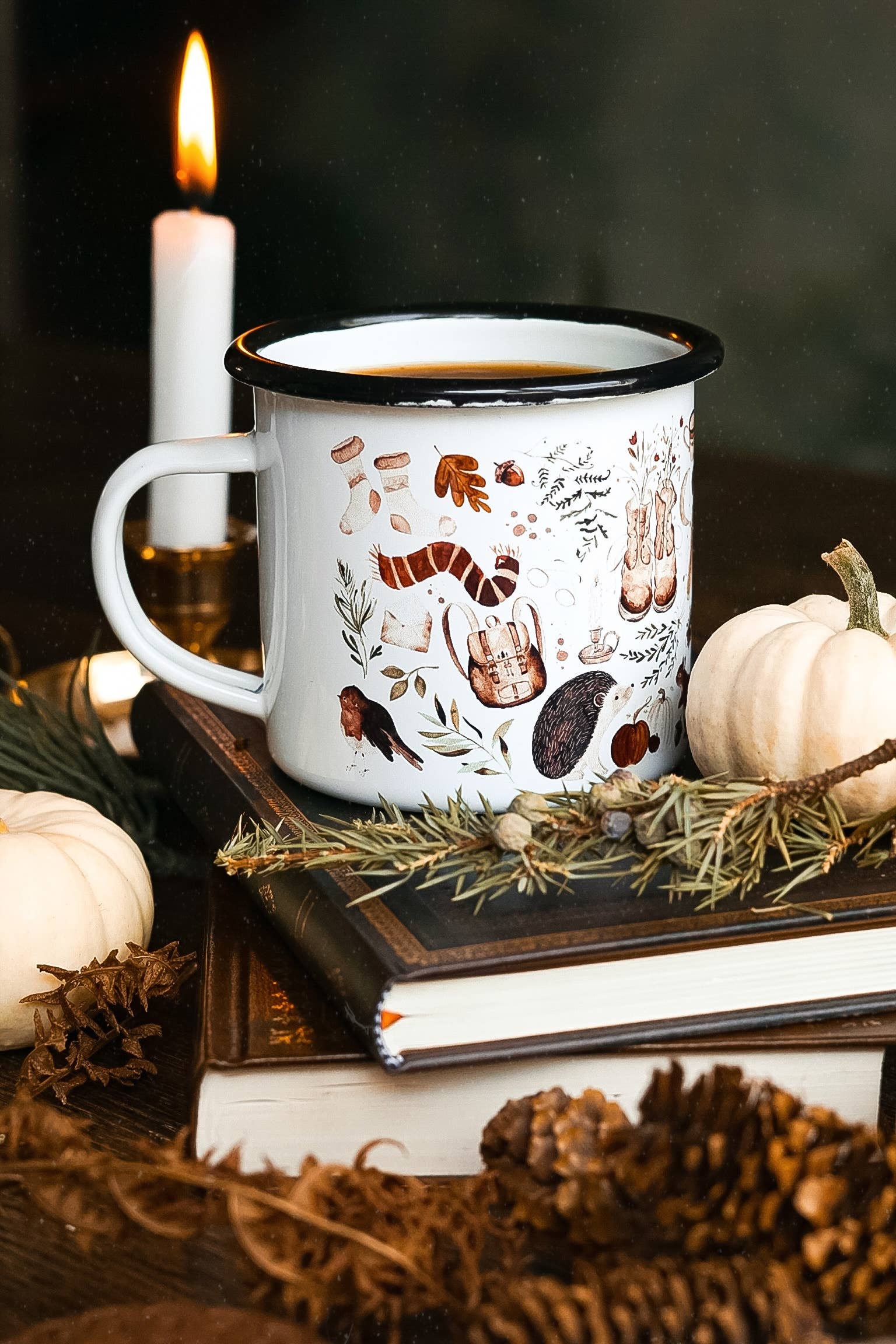 FuchsMaedchen - Wholesale Coffee Mug - Enamel Mug Forest Walk2