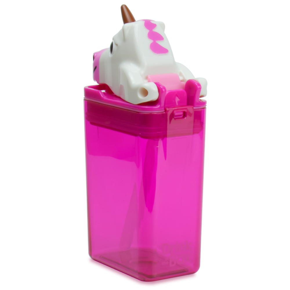 Mini Hippo - Wholesale Water bottle - Precidio Drink in the Box Funtops - 250ml - Unicorn5