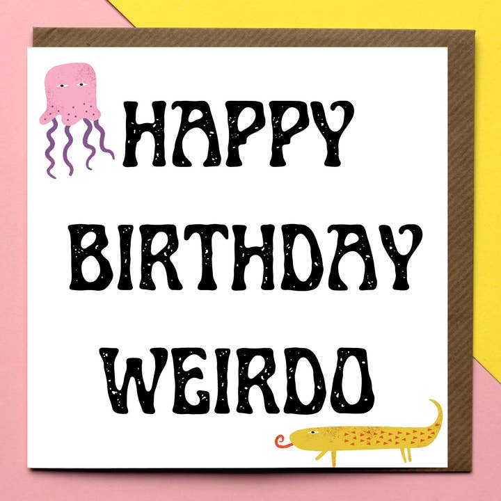 Leopard Print Cards – Großhandel Geburtstagskarten – Lustige Geburtstagskarte — Happy Birthday Weir