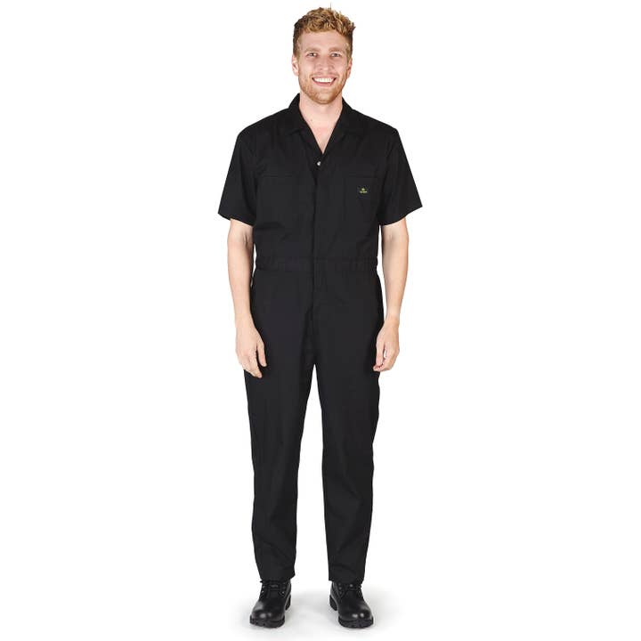 Natural Workwear Men's Work Coverall 38877 Black for wholesale by Eastern Off Price