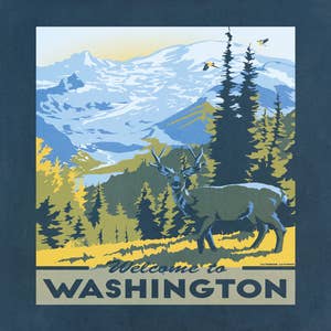 Retro Vintage Oregon Sticker - D&W Elements