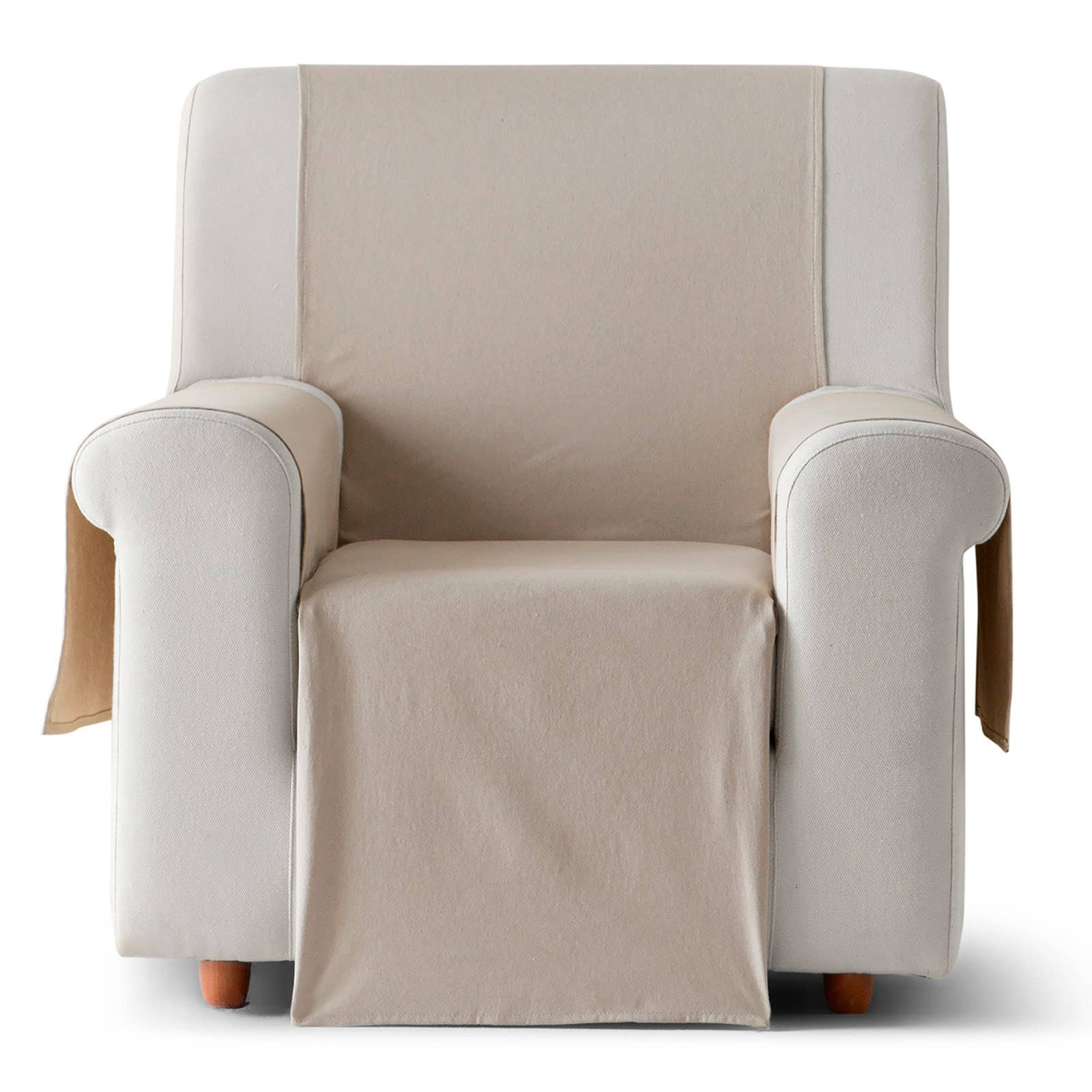 GAMUSI - Wholesale Chair/Sofa Slipcover - Smooth cotton plain sofa cover ALICANTE10