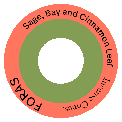 Foras Fragrance & Skincare – wholesale Incense – Incense Cones - Sage, Bay and Cinnamon Leaf1