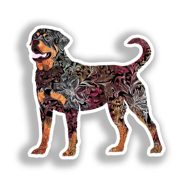 Rottweiler Hund Dekal Klistermärke # A018193 för wholesale av Yoonek Graphics
