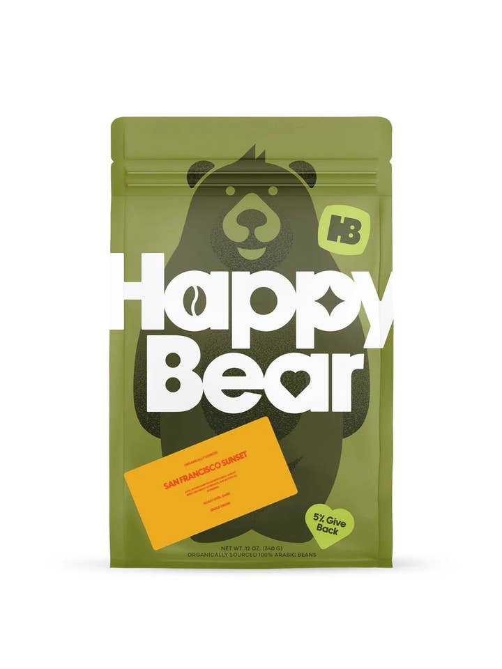 Coucher de soleil à San Francisco pour la vente par Happy Bear Coffee Company