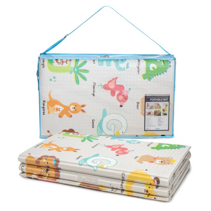 Parklon - Wholesale Play Mat - Kids & Baby - Double-sided ABC / Urban Zig Zag Folding Mat