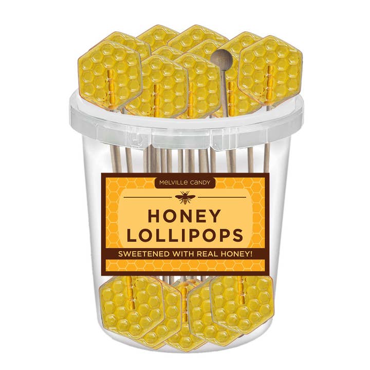 Melville Candy Company - Wholesale Lollipop - Honeycomb Honey Lollipops2