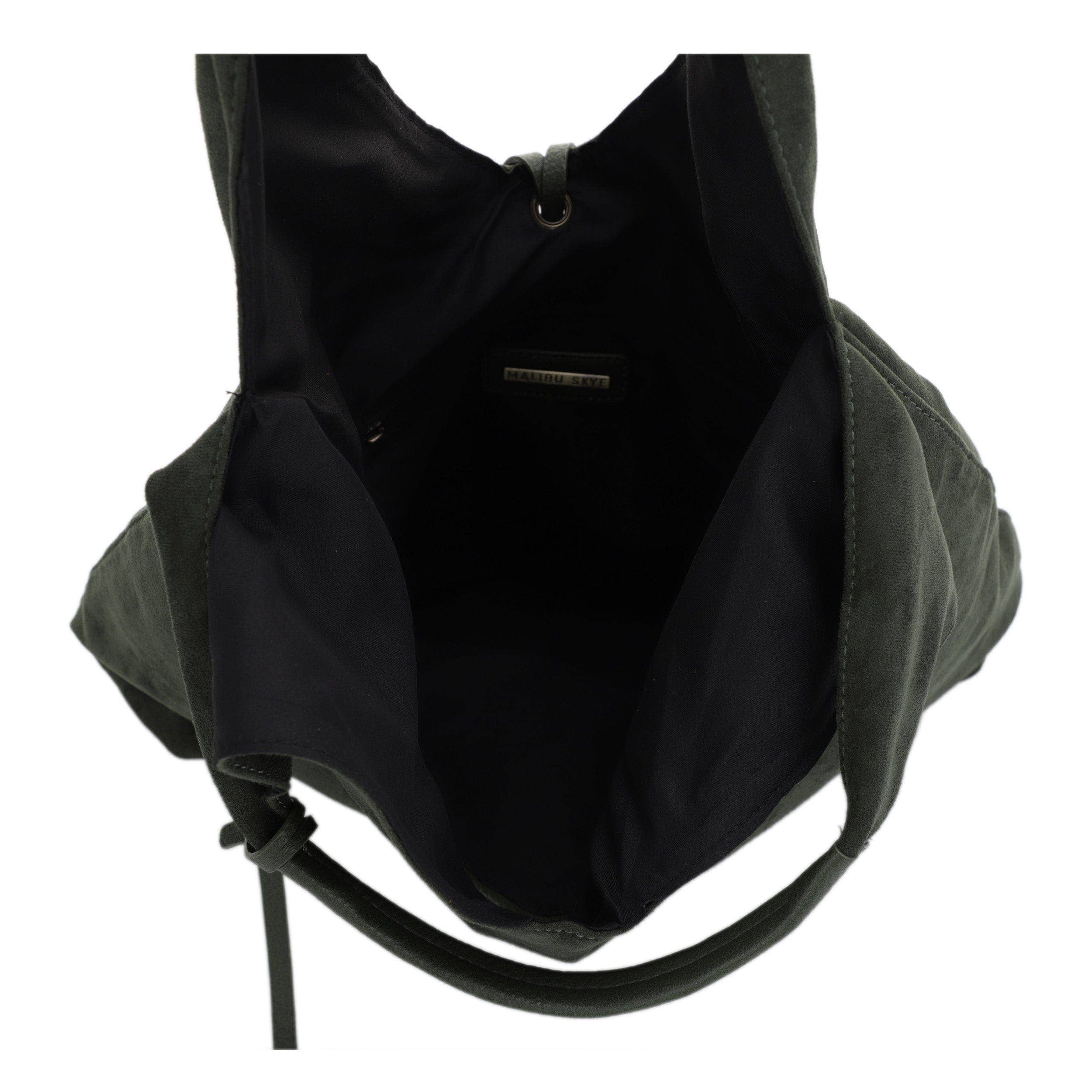 MiMi Wholesale - Wholesale Tote Bag - Women's - SF84303 Misty Faux Suede Hobo Tote Bag6