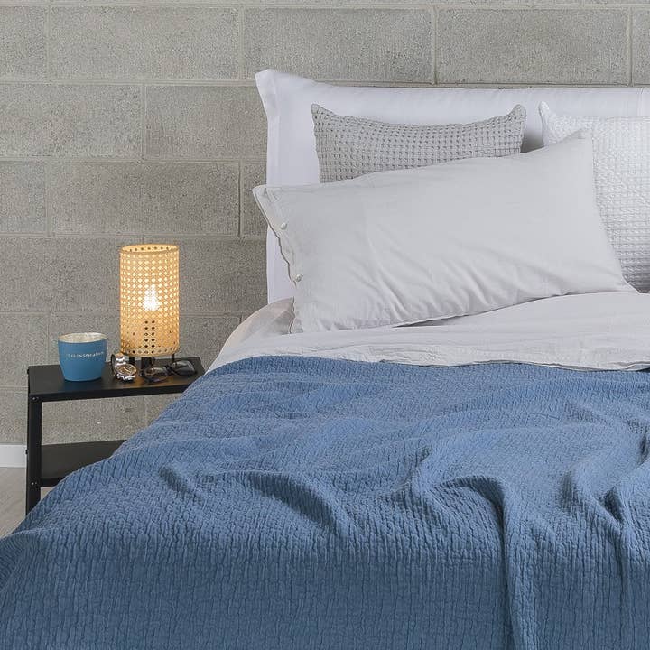 UNOCASADESIGN - Wholesale Deken - Vigo Stonewashed katoenen sprei met ruches4