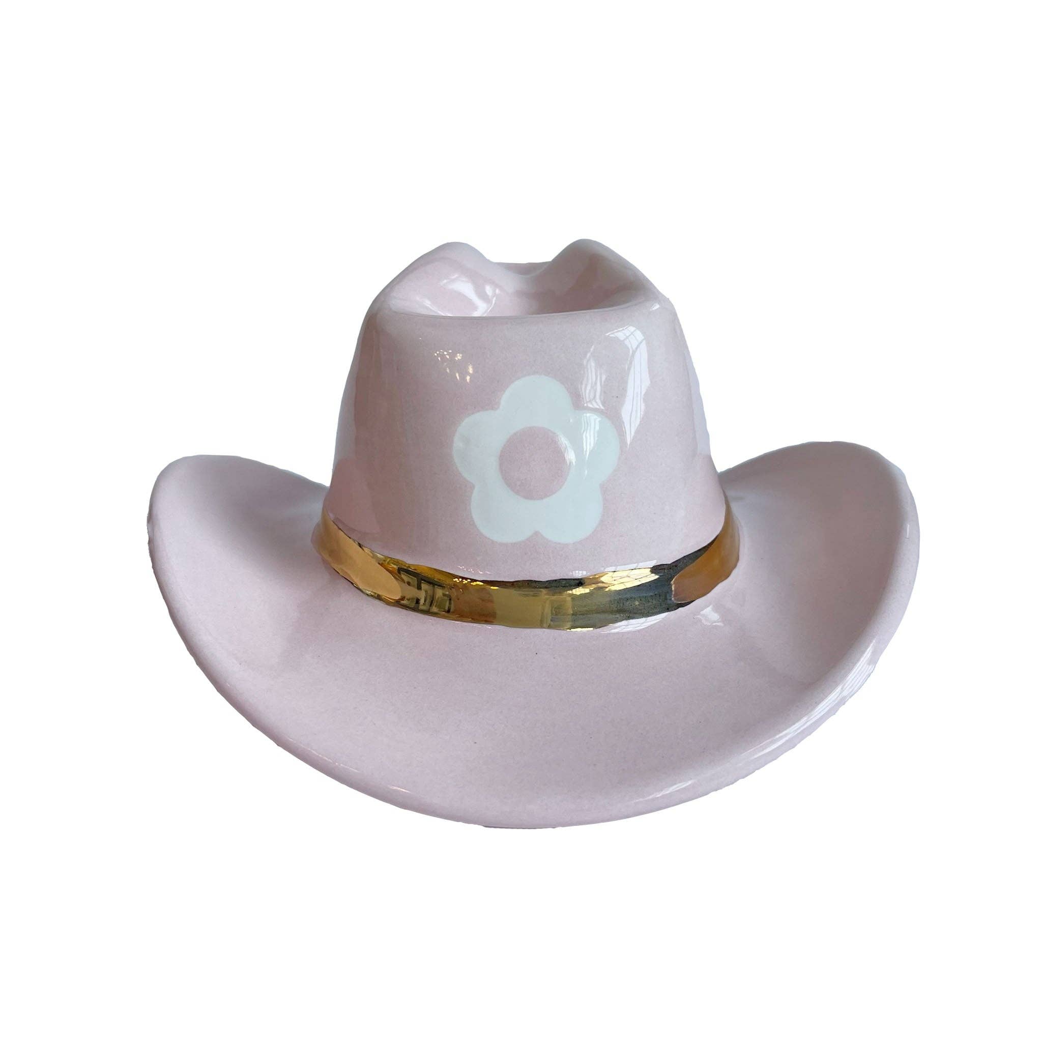 Lo Home | Ruby Clay – Objeto de mesa decorativo por atacado – Chapéu de Cowboy Cerâmico17