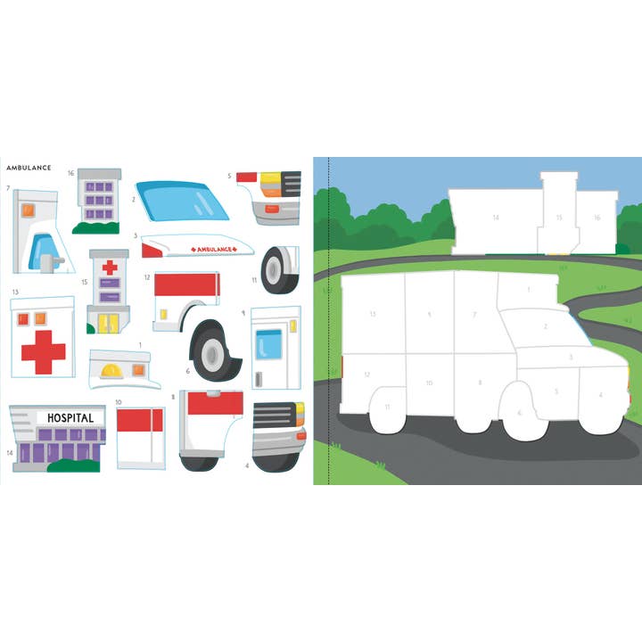 Peter Pauper Press - Wholesale Sticker - Kids & Baby - My First Color-By-Sticker Book -- Cars, Trucks, & Trains5