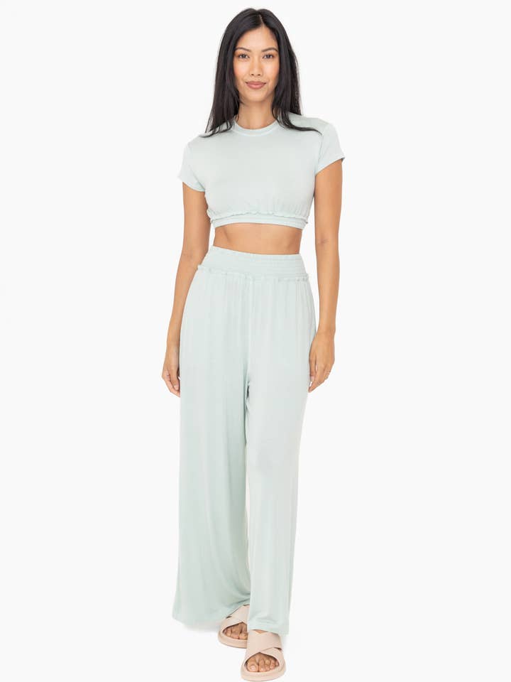 Mono B - Vendita all'ingrosso Pantalone - Donna - Pantaloni larghi a vita larga4