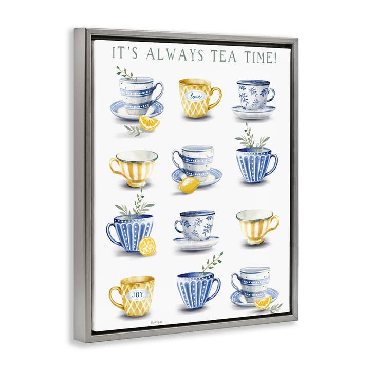 Stupell Industries – wholesale Wall sign – It's Always Tea Time - Framed Wall Art16