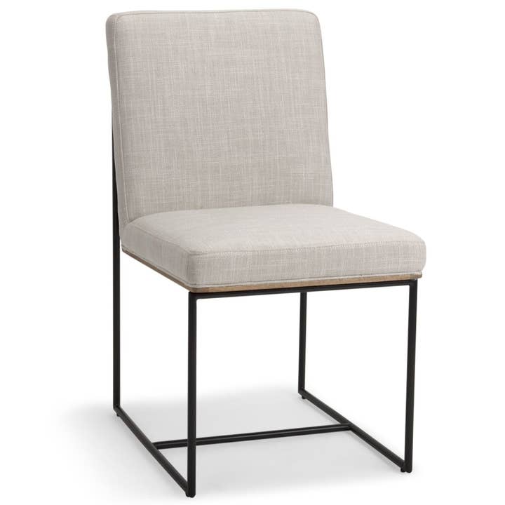 Stamford Linen Armless Dining Chair (Set of 2) for wholesale by LOOMLAN