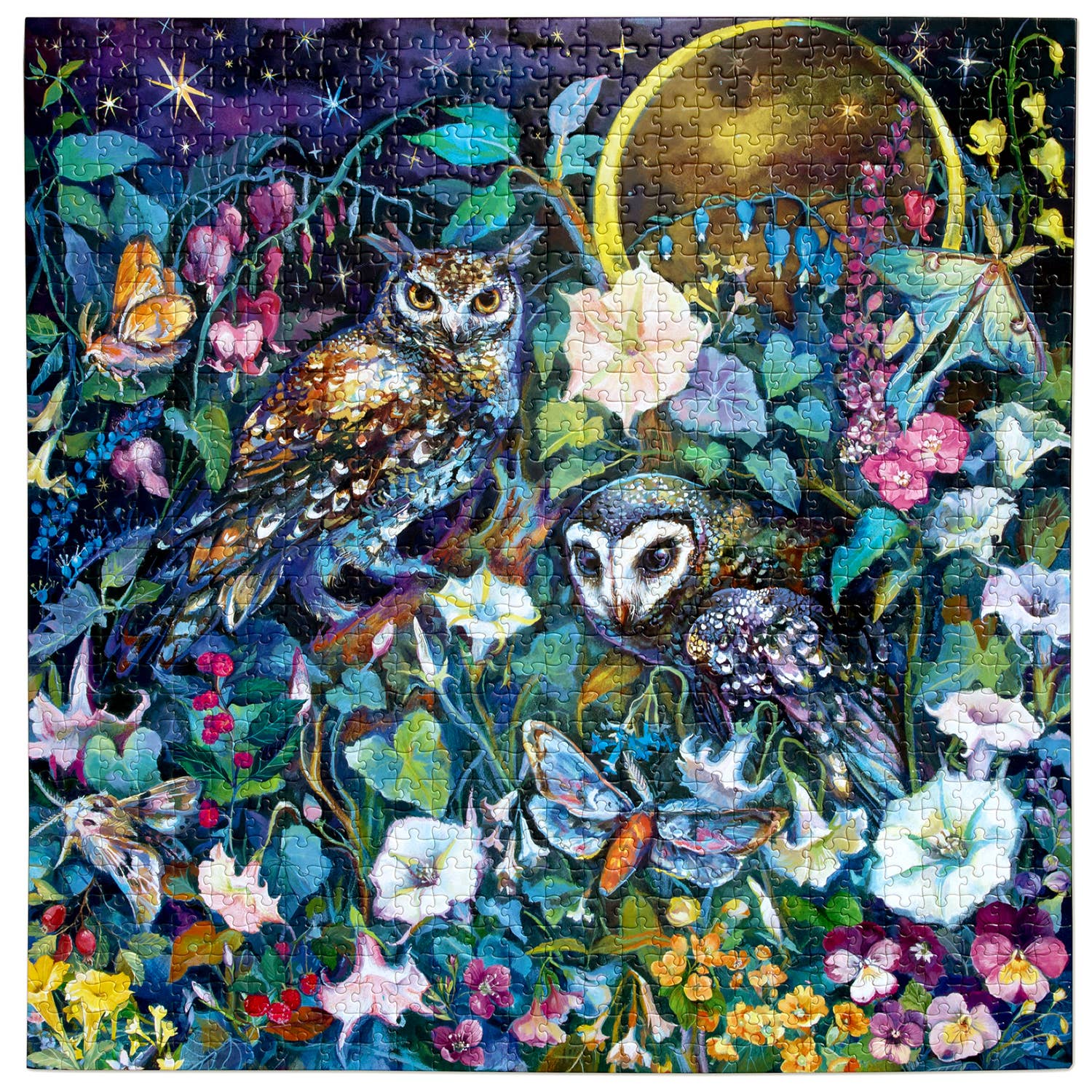 eeBoo - Wholesale Puzzle - Adult - Puzzle 1000 pcs - Moon Garden1