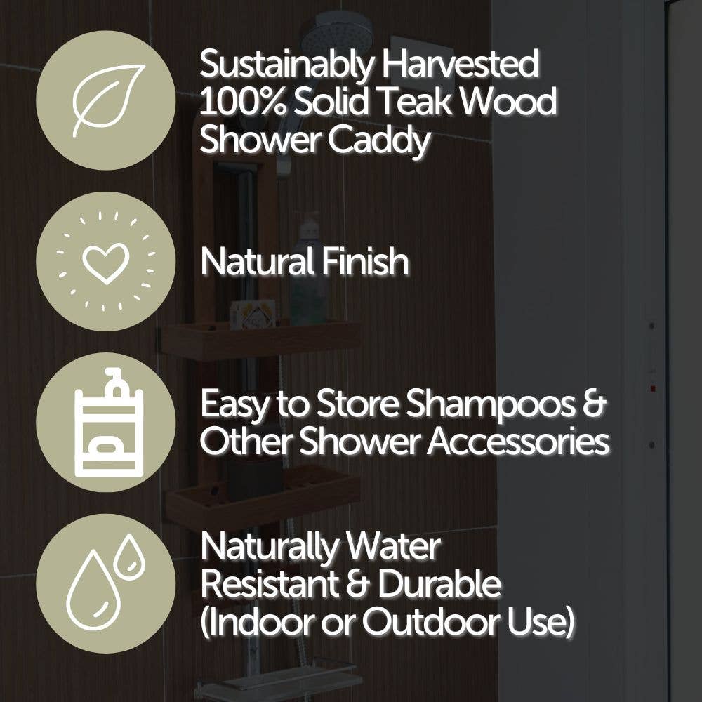 Nordic Teak - Wholesale Badplank - Natuurlijke teakhouten douchebak in Scandinavische stijl met planken3