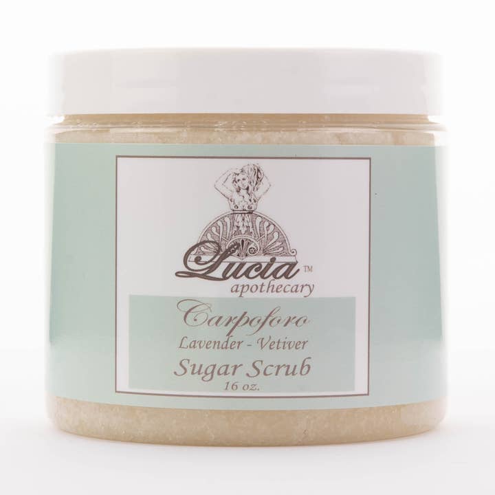 Carpoforo Sugar Scrub for wholesale by Lucia Apothecary, LLC