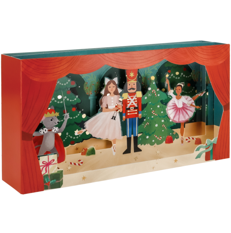 Up With Paper - Wholesale Christmas Card - Christmas Nutcracker Pop-up Card Boxed Set2