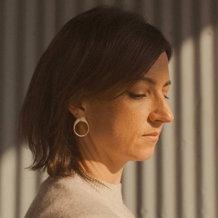 Love Lori Michelle Jewelry - Vente Créoles - Les boucles d'oreilles créoles Drip Fluid4