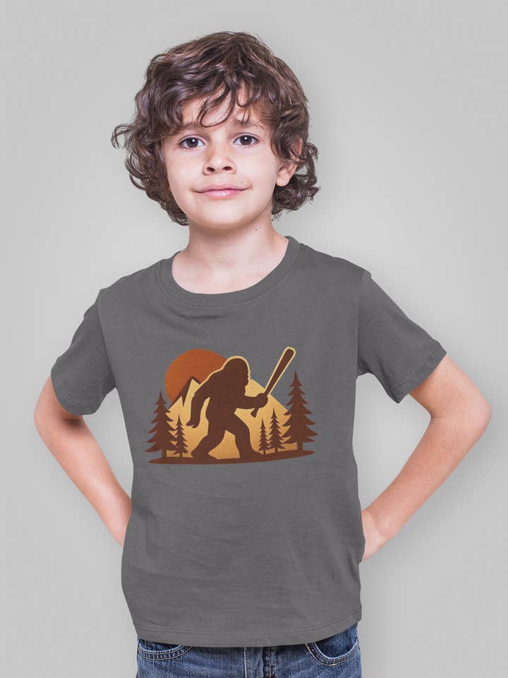 T-shirt de baseball pour jeunes - Homersquatch pour la vente par reLAX Wear