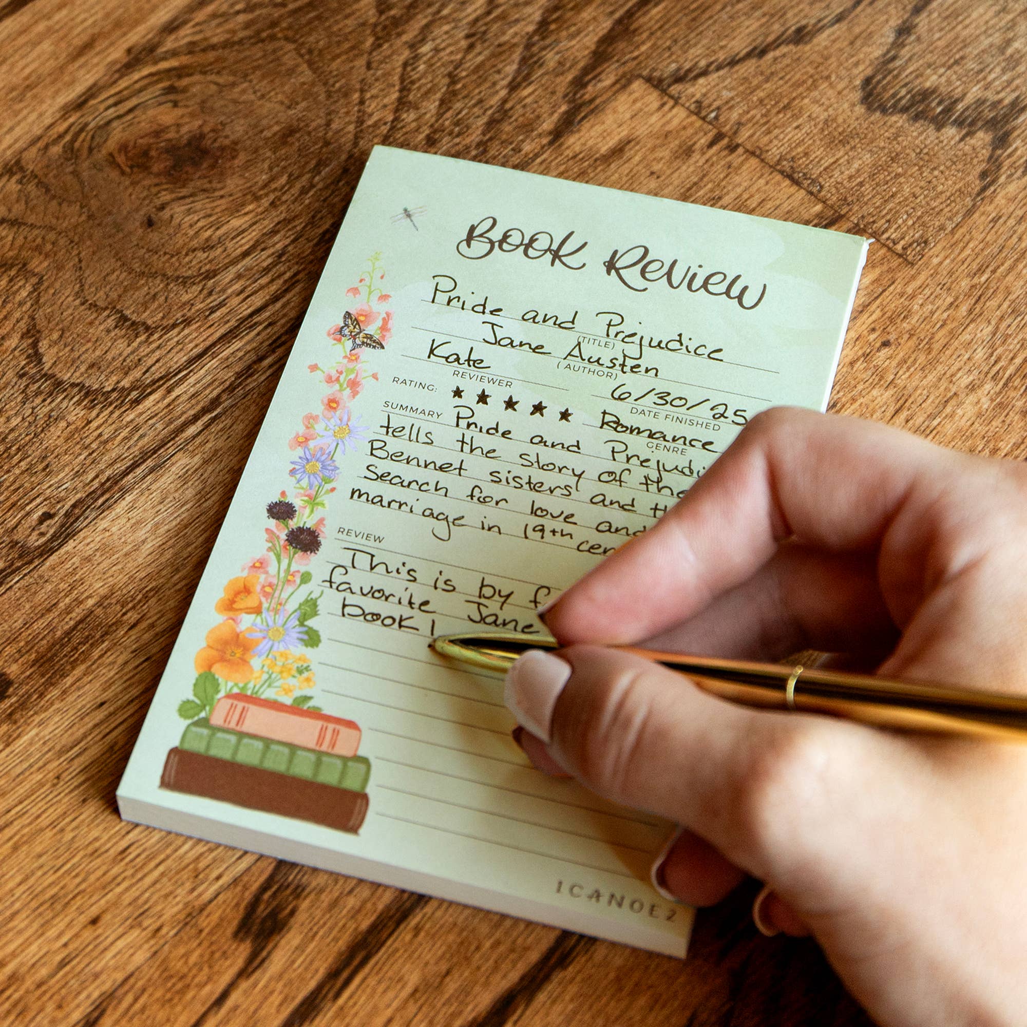 1canoe2 | One Canoe Two Paper Co. - Wholesale Notepad - Book Review 4x6 Notepad1