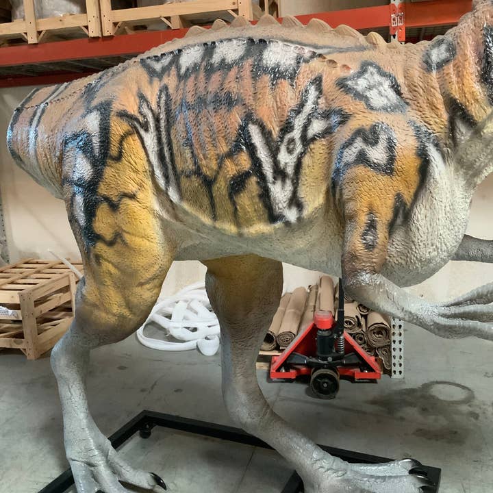 LM Treasures - Wholesale Figurine Toy - Kids - Australovenator Dinosaur Life Size Statue11