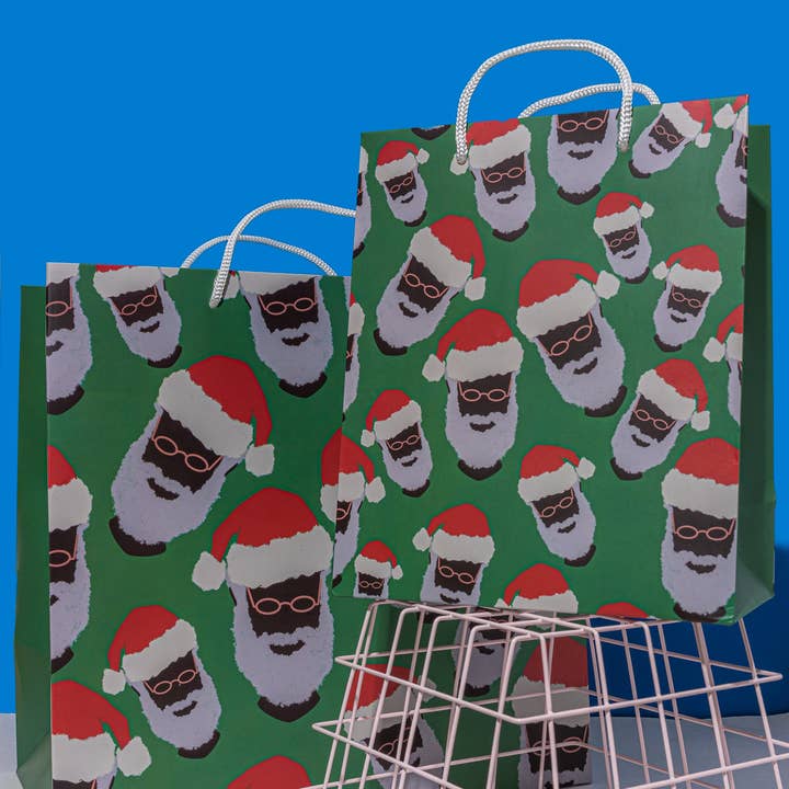 Prnt’d - Wholesale Gift Bag - Modern Santa Large Bag