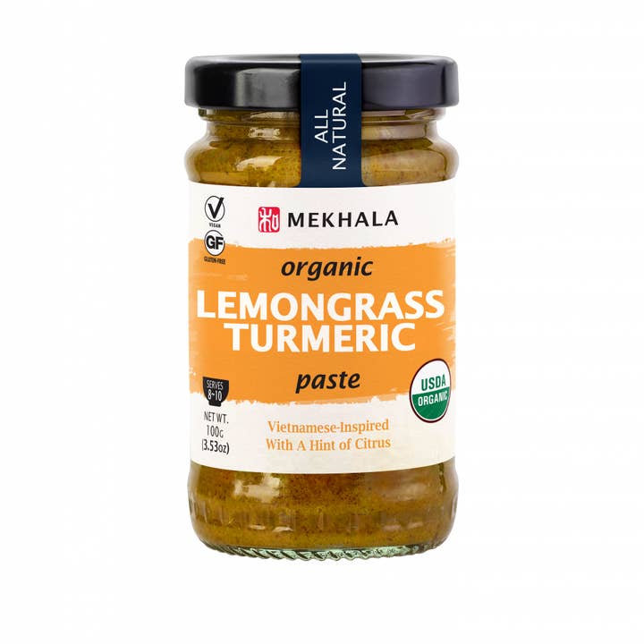 Mekhala Living Inc - Wholesale Saus - Biologische kurkumapasta met citroengras 3.53oz