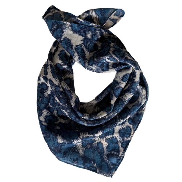 Leopard Square Scarf for wholesale by Chinar