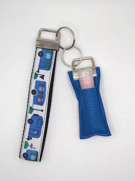 Camper Schlüsselbund, Armband und Chapstick-Halter-Set für den Großhandel von KSS Made - Handmade Keychain Wristlets