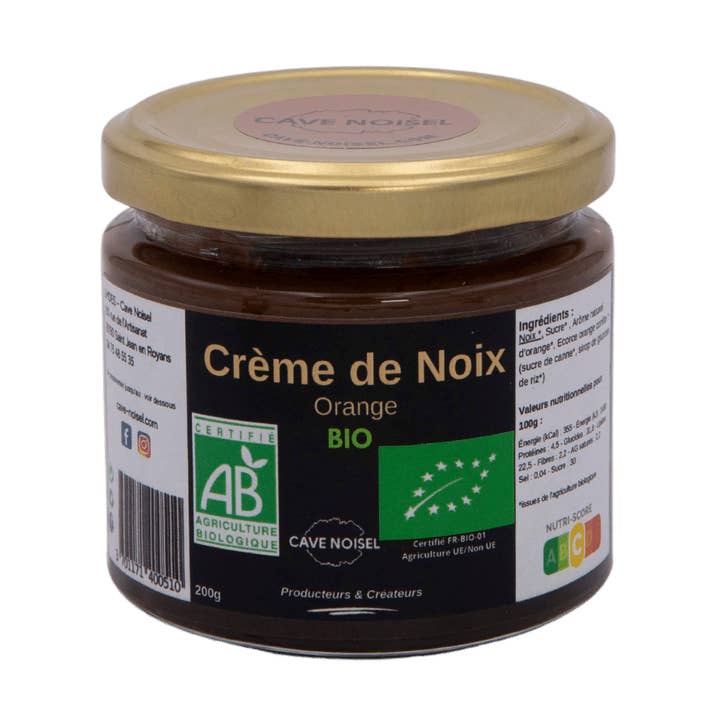 ORGANIC - Orange walnut cream for wholesale by Cave Noisel