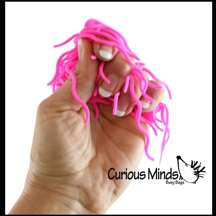 Curious Minds Toys - Wholesale Fidget toy – Kids - NeeDoh 5 Ramen Stretchy Noodle Strings Fidget Toy - 13" Lo6
