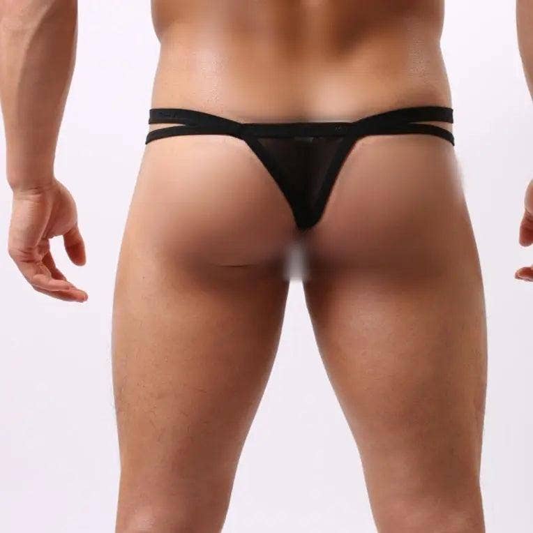 DomiGe – Großhandel Unterwäsche – Herren – Herrenunterwäsche mit elastischem Bund und G-String im hohlen Design7