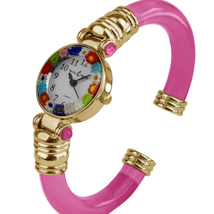 Alice Sturzinger LLC - Vendita all'ingrosso Orologio da polso - Donna - Orologio Bracciale Santa Marta Millefiori Murano - Colori Assortiti