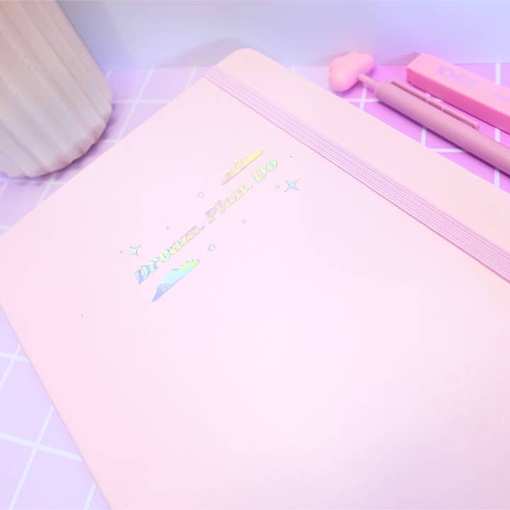 RebelJones - Wholesale Journal/Diary - Dream.Plan.Do. Pink Bullet Journal