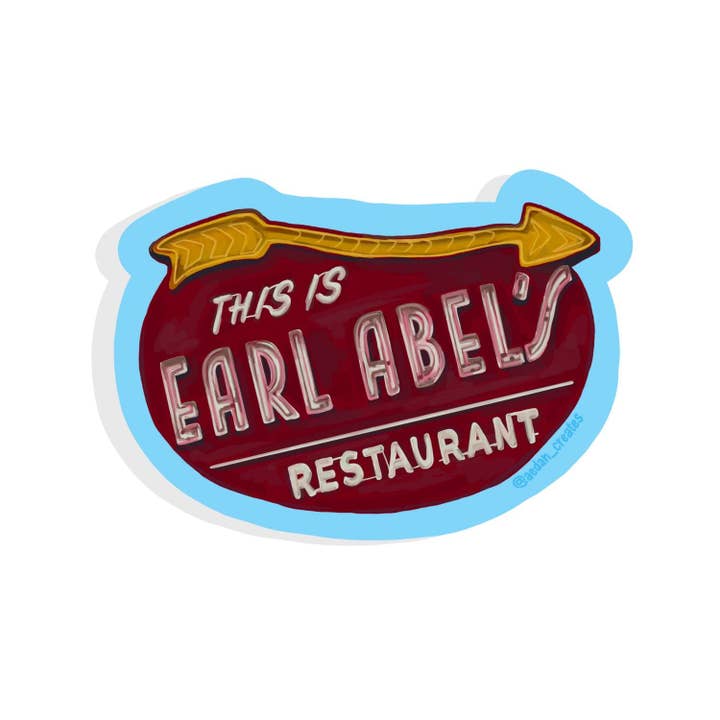 Earl Able's Sticker for wholesale by Aedan Creates