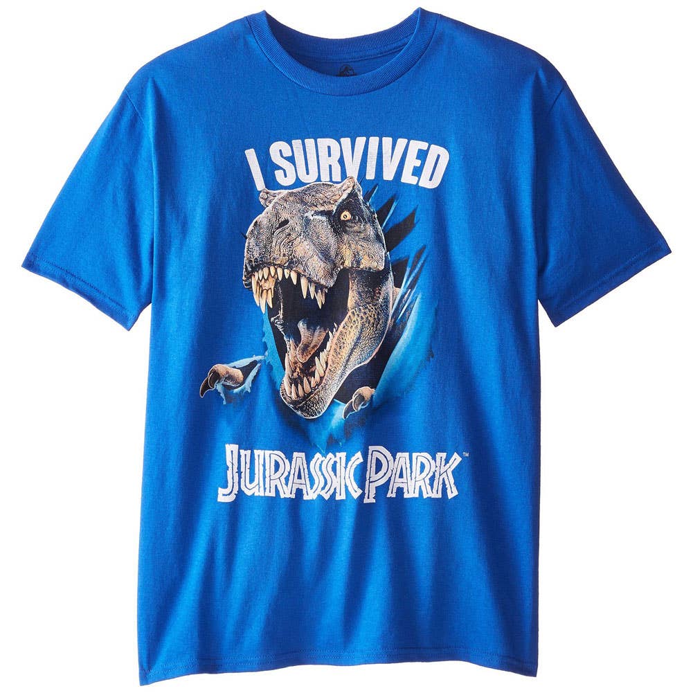 Official Store - Wholesale Screen Printed T-Shirt - Kids - Jurassic Park - I Survived Little Kid's T Shirt0