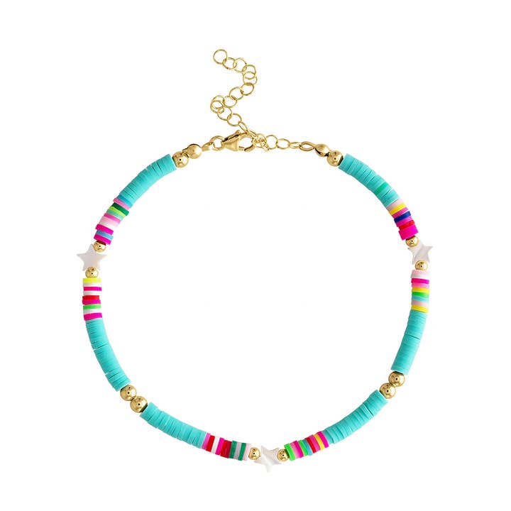 Cavigliera Rio Star Turq per la vendita all'ingrosso da parte di Olivia Le