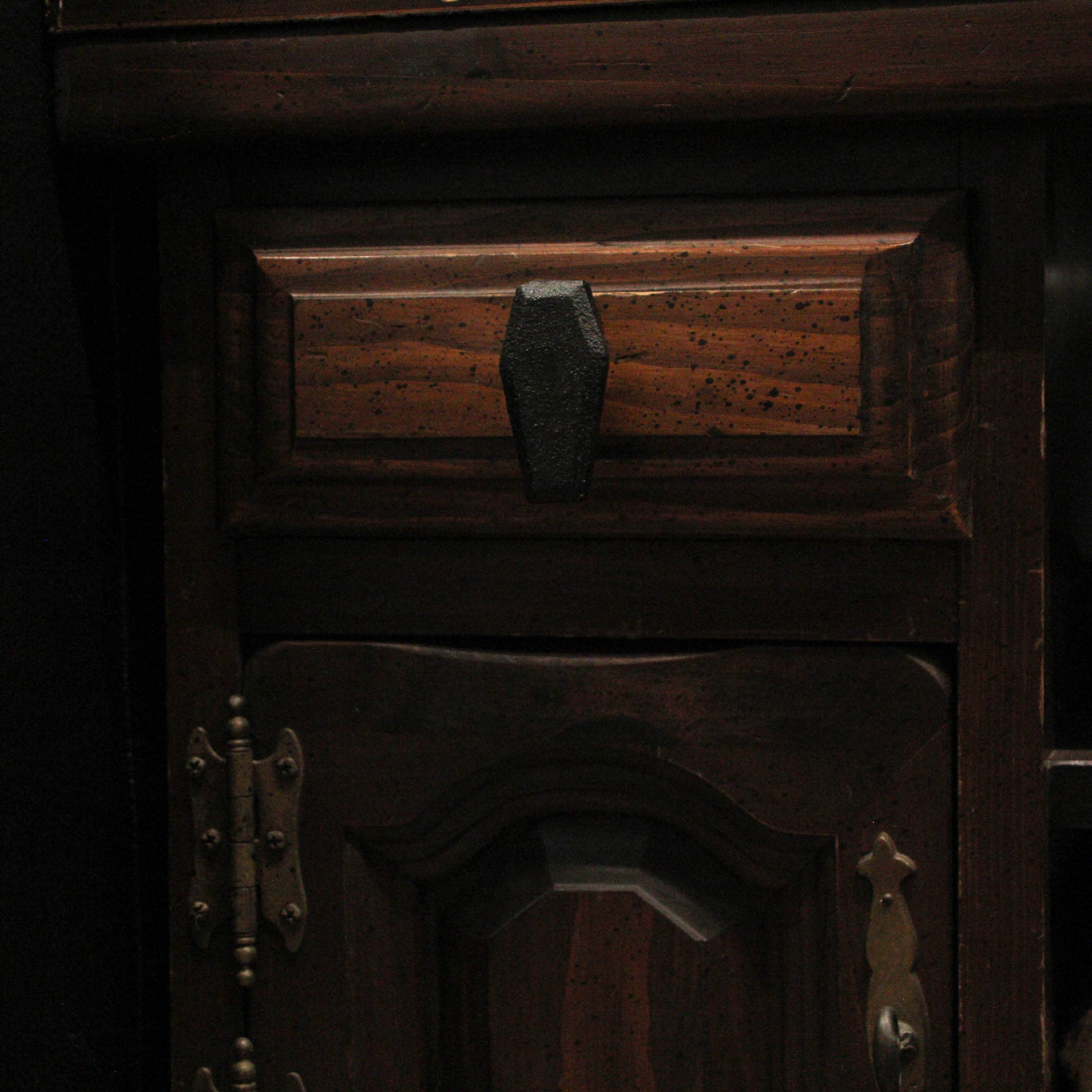 Zeckos – Großhandel Griff/Handgriff – Sarggriffe aus Gusseisen, gotisch, Schwarz, 6-teiliges Set7