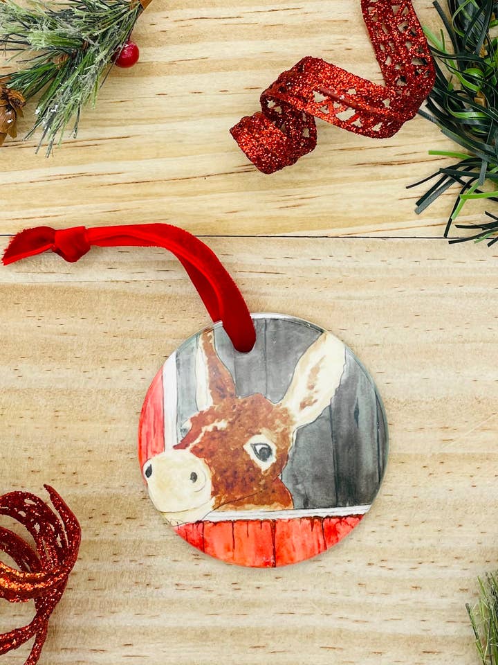 Décoration en forme d'âne Nosey pour la vente par Krafty Inc