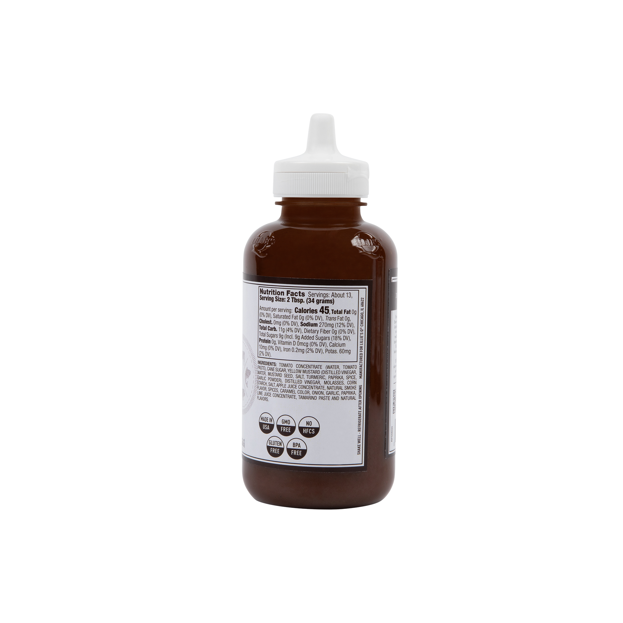 Lillie's Q - Wholesale BBQ Sauce - Lillie's Q Hot Smoky Barbeque Sauce Case (6 / 15.4 oz) Squeeze Bottle2