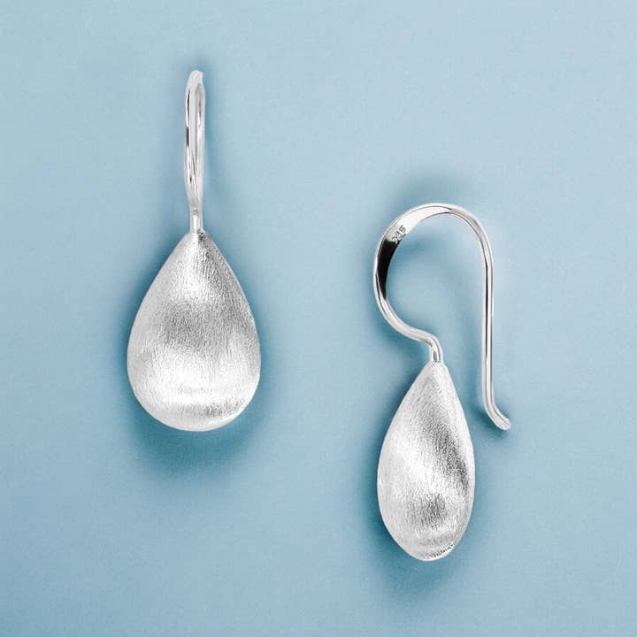 MadamLili - Wholesale Dangle Earrings - 925 sterling silver drop earrings - 25.57mm height, 10.04mm width
