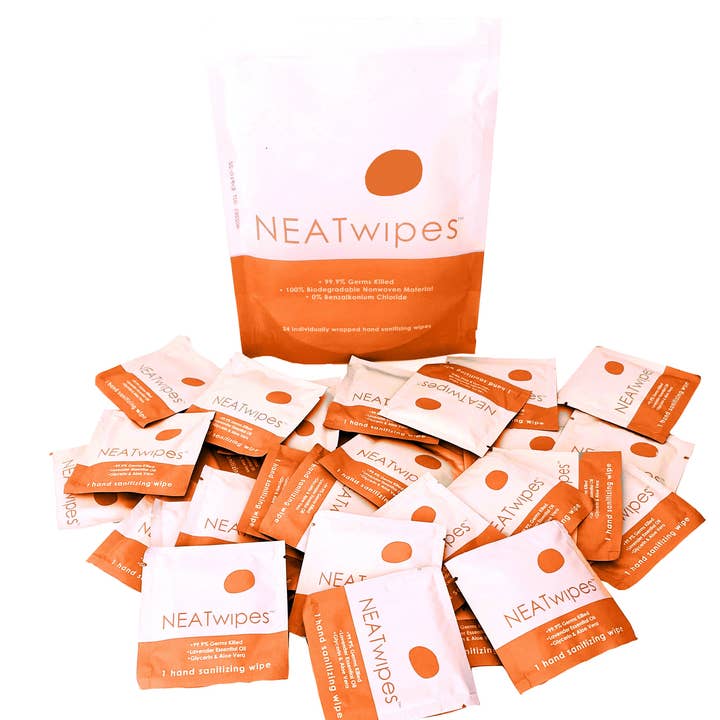 NEATGOODS, LLC. - Wholesale Hand Sanitizer - Individually Wrapped Hand Wipes | Biodegradable | Citrus0