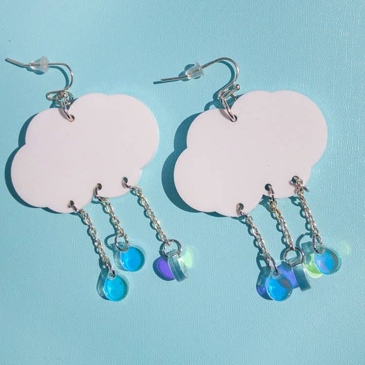 Pendientes colgantes Rain Cloud para venta al por mayor de Wild Iris Crafts