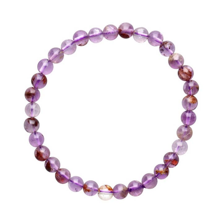 Vives de la Cortada S.L - Venta al por mayor Pulsera de cuentas - Pulsera de cacoxenita 6mm